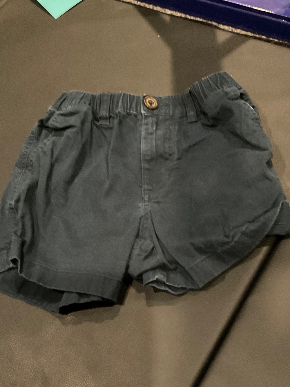 Boys chubbies Navy Elastic Waist Casual Shorts size xs
